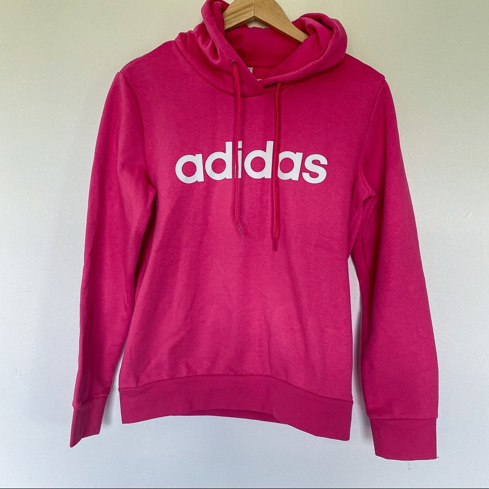 adidas’s Hot Pink Excellent Condition Sweatshirt with Hoodie